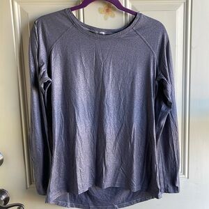 Lululemon grey and black L/s shirt